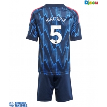 Arsenal Piero Hincapie #5 Gostujuci Dres za djecu 2025-26 Kratak Rukav (+ Kratke hlače)